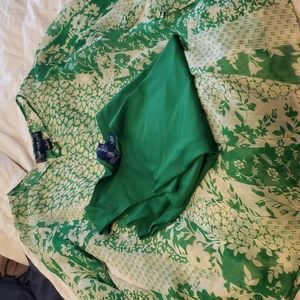 Susan Graver sheer top with matching tank